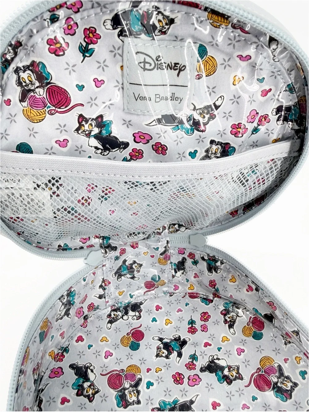 NWT Vera Bradley Disney Whimsy Cosmetic Bag Mickey Mouse Minnie Paisley